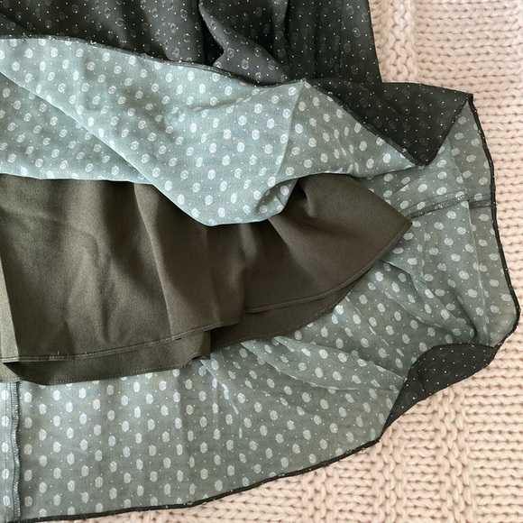 Olaesa (from Amazon) NWT Green Babydoll Flowy Dress - Picture 6 of 10